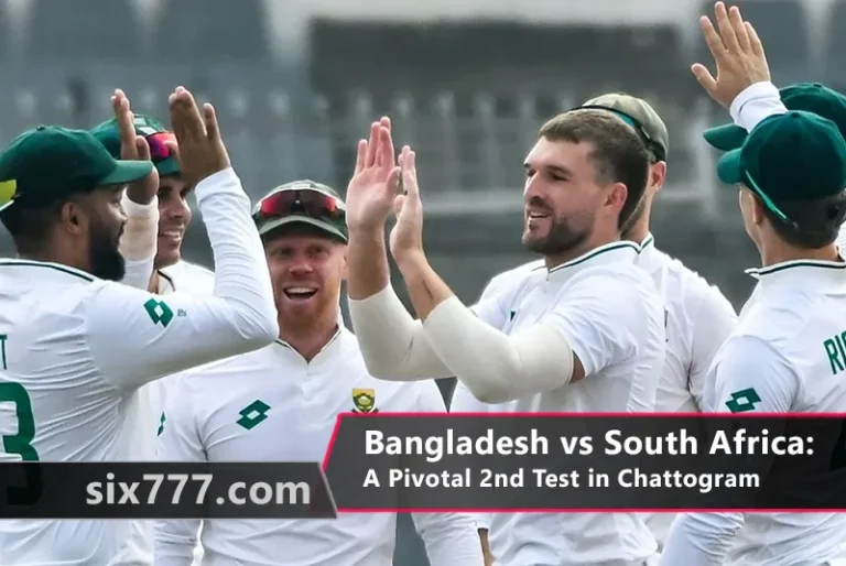 Bangladesh vs South Africa Test match action at Zahur Ahmed Chowdhury Stadium.